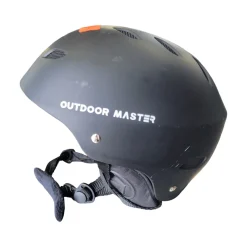 Used OUTDOOR MASTER HELMET MD Snowsport Helmet Adult Black MD