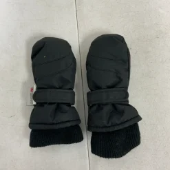 Used Outerwear Boys Gloves Black Youth