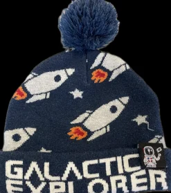 Used Outerwear Boys Hat Navy Blue