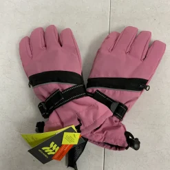 Used Outerwear Girls Gloves Pink Junior