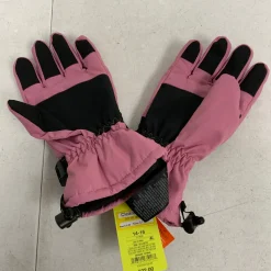 Used Outerwear Girls Gloves Pink Junior