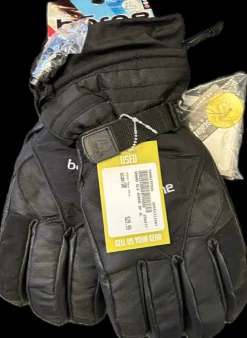 Used Outerwear Mens Gloves Navy Blue Senior