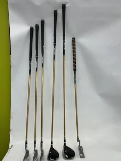 Used Powerbilt JUNIOR GOLD SERIES 5.0 Jr Package Set LH Black And Copper 7 Piece