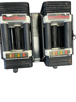 Used PowerBlock Adj Dumbbells 5-50 LB