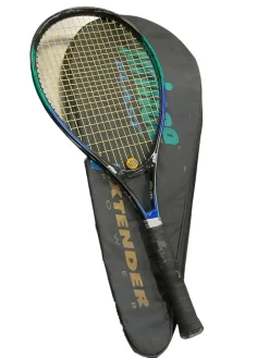 Used Prince EXTENDER Adult Tennis Racquet Royal Blue 4 3/8"