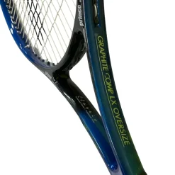 Used Prince GRAPHITE COMP LX OS Adult Tennis Racquet Navy Blue 4 1/2