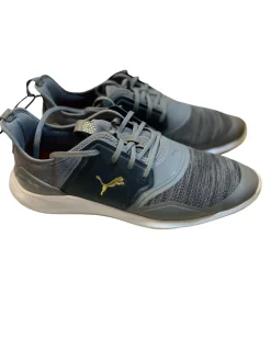 Used Puma Mens Golf Shoes Grey Senior 11