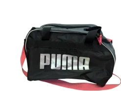 Used Puma Soccer Player Duffel Bag Pink And Black