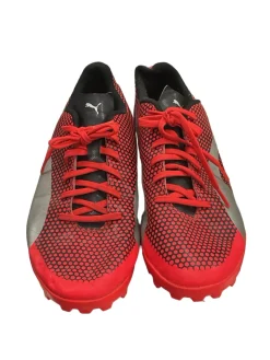 Used Puma Soccer Turf Shoes Orange Senior 11