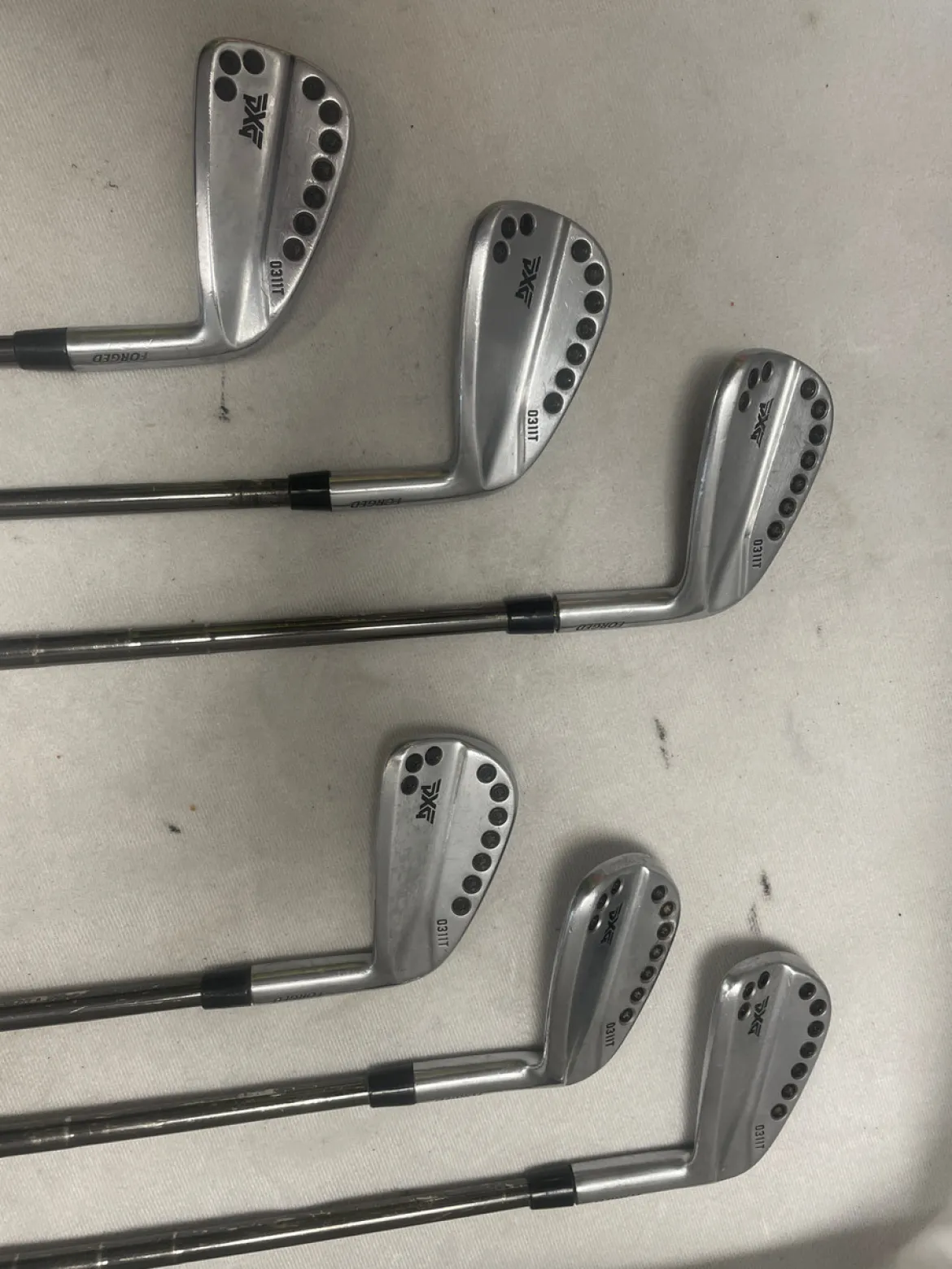 Used PXG 0311T GEN 1 FORGED Mens Iron Set RH 5I-SW