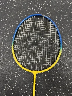 Used Quest RACKET Adult Badminton Racquet Yellow Unknown
