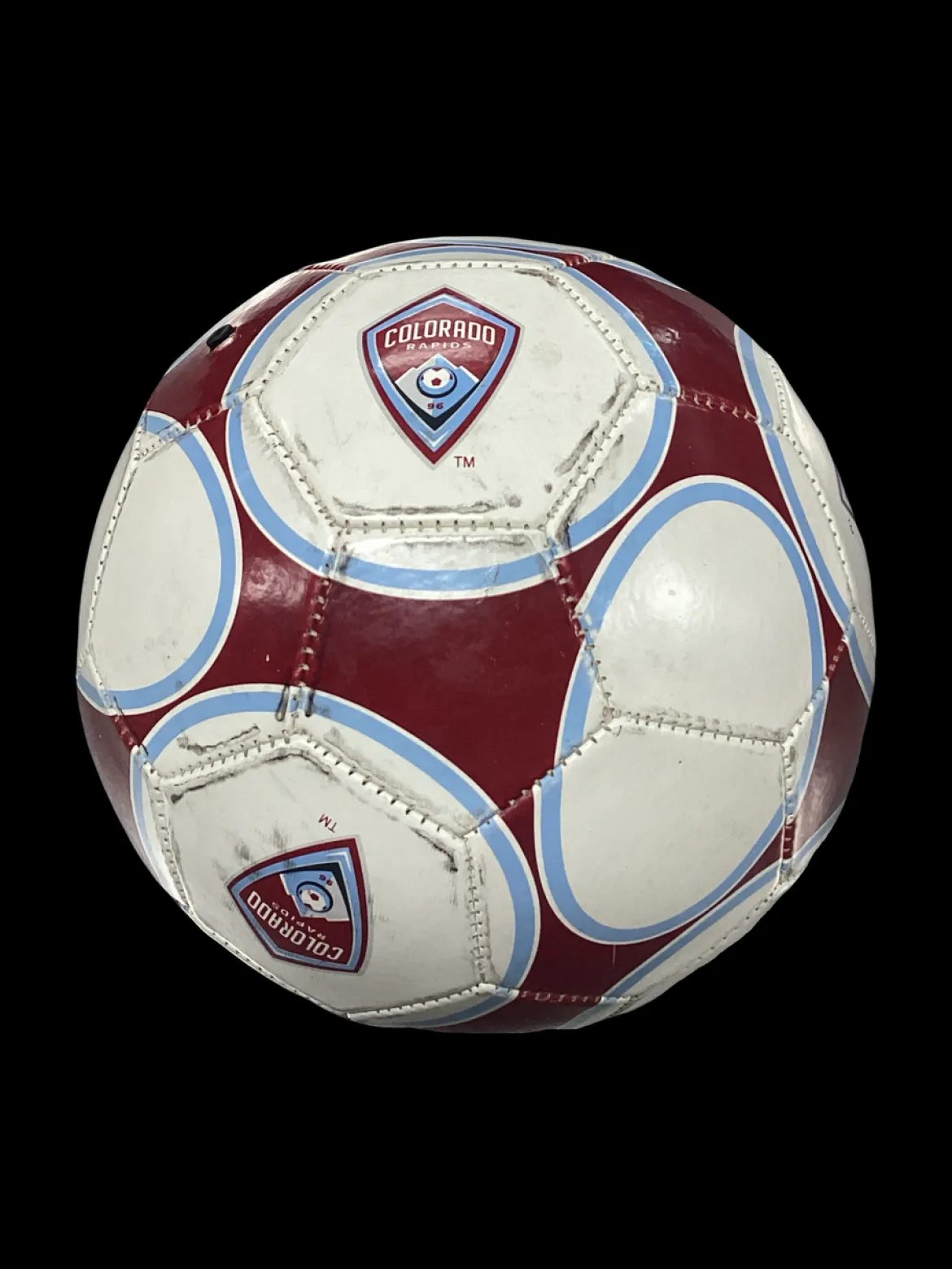 Used RAPIDS All Size Soccer Ball White 3