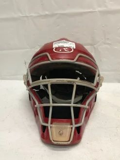 Used Rawlings 12-16 FULL SET Catchers Chest Protector Red Intermed