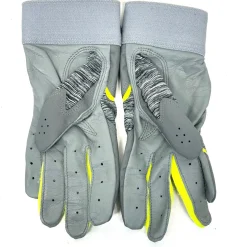 Used Rawlings BB/SB Batting Gloves Grey MD