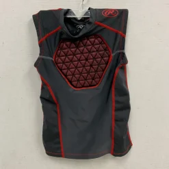 Used Rawlings CHEST PROTECTOR FB Top Youth Red SM