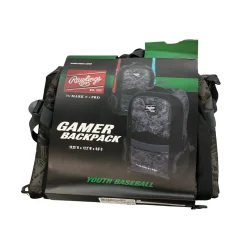 Used Rawlings GAMER BACKPACK BB/SB Player Backpack Black