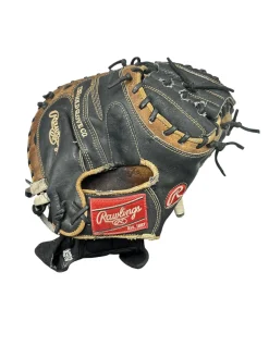 Used Rawlings HEART OF THE HIDE CATCHERS BB/SB Catchers RH Throw Black 33"