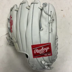 Used Rawlings Liberty Advanced RLA120-18W LH Throw Fastpitch Gloves White 12