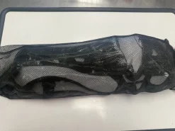 Used Rawlings MACH SERIES SHINGUARDS Catchers Leg Guards Black Intermed