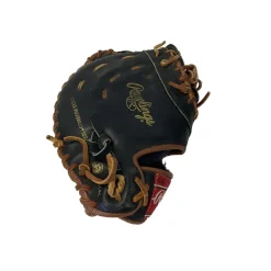Used Rawlings MARK OF THE PRO 1B MITT BB/SB First Base RH Throw Black 12"