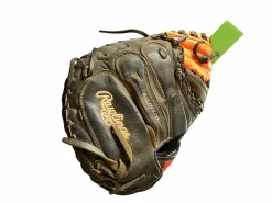 Used Rawlings PLAYER PREFERED CATCHERS MITT 33 INCH RH BB/SB Catchers RH Throw Black 33