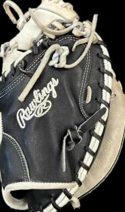 Used Rawlings PROCM33-23 HEART OF THE HIDE BB/SB Catchers RH Throw Black And Grey 33"