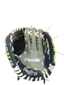 Used Rawlings REMIX BB/SB Glove T-ball Green 9