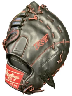 Used Rawlings R9YPTFM16B BB/SB First Base LH Throw Black 12"