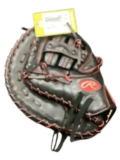 Used Rawlings R9YPTFM16B BB/SB First Base LH Throw Black 12"