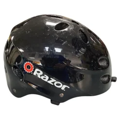 Used Razor BLACK HELMET Bike Helmet Black SM