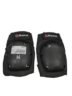 Used RAZOR KNEE PADS Inline Kneepads Black MD