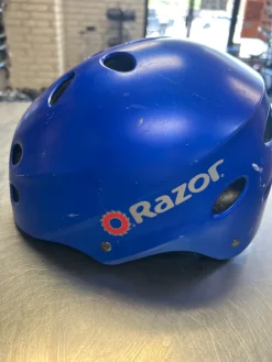 Used Razor Skateboard Helmet Royal Blue SM