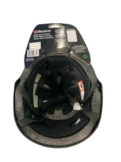 Used Razor Skateboard Helmet Black MD