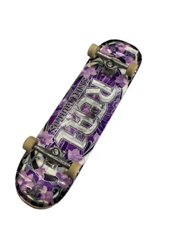 Used REAL SKATEBOARD Complete Skateboard Purple 8 3/4"