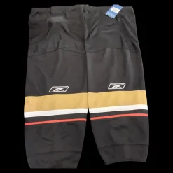 Used Reebok Hockey Sock Black And Gold 30"