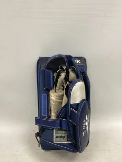 Used Reebok 7K BLOCKER Youth Goalie Blocker Navy Blue