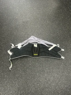 Used Reebok 3K Lacrosse Rib Pads Grey MD