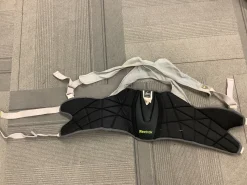 Used Reebok 3K Lacrosse Rib Pads Black SM