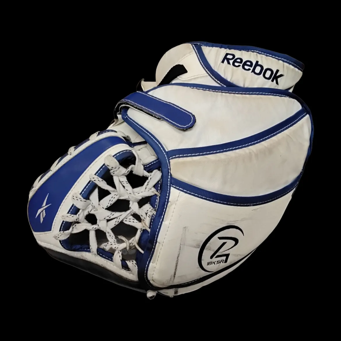 Used Reebok 18K SR Senior Goalie Catcher White