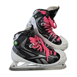 Used Reebok 20K SZ7.5 GOALIE SKATES Senior Goalie Skate Senior 7.5
