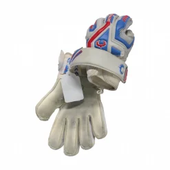 Used RENEGADE GLOVES Soccer Goalie Gloves White 6
