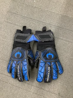 Used RENEGADE GOALIE GLOVES Soccer Goalie Gloves Black 10