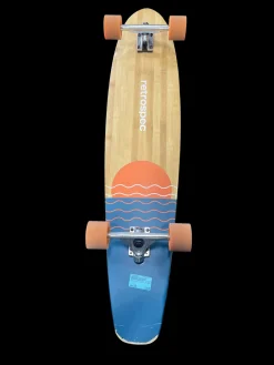 Used Retrospec Complete Skateboard Black Long
