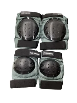 Used Retrospec Skateboard Elbow and Kneepads Teal Senior