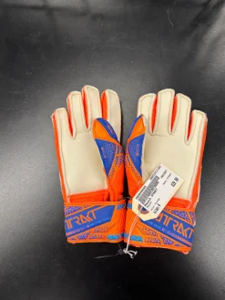 Used Reusch ATRAKT Soccer Goalie Gloves Orange 4
