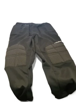 Used Reusch BLACK GOALIE PANTS LG Soccer Bottoms