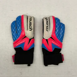 Used Reusch WAOZANI Soccer Goalie Gloves Pink 9