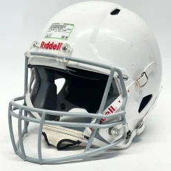 Used Riddell 2023 YOUTH VICTOR FB Helmet White LG
