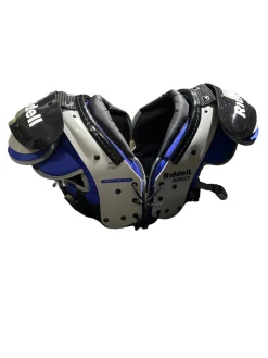 Used Riddell PADS FB Shoulder Pads Grey MD