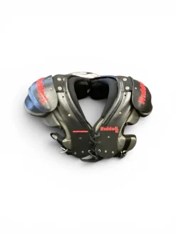 Used Riddell S2 FB Shoulder Pads Black LG